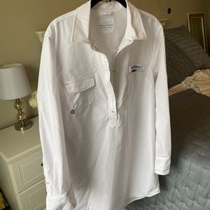 Vineyard Vines Shirtdress Coverup Size 16